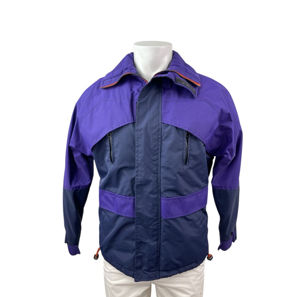 Collusion Men's Purple Colorblock Long Sleeve Parka Snow Ski Jacket Size XXS